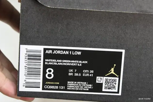 80% Off Sale 1 Island Air Green Low Jordan CQ9828-131 0407